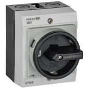 Переключатель кулачковый 10А (сх. 90) в боксе закрытая рукоятка IEK MI-CS21-010-090